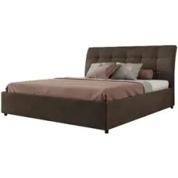 Höffner Polsterbett mit Bettkasten Gala Classic ¦ braun ¦ Maße (cm): B: 148 H: 101