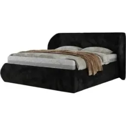 Höffner Polsterbett mit Bettkasten Caela Classic ¦ schwarz ¦ Maße (cm): B: 225 H: 110