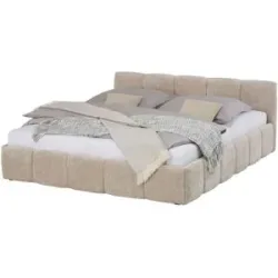 Höffner Polsterbett mit Bettkasten Nebia ¦ beige ¦ Maße (cm): B: 193 H: 75