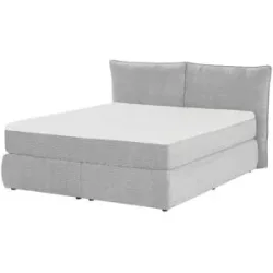 switch Boxspringbett  Gaya ¦ grau ¦ Maße (cm): B: 184 H: 114