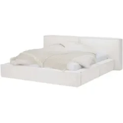Höffner Selection Polsterbett mit Bettkasten Liora ¦ creme ¦ Maße (cm): B: 220