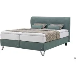 RUF Boxspringbett  Adesso ¦ türkis/petrol ¦ Maße (cm): B: 168