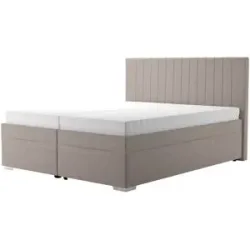 Höffner Polsterbett  Klara ¦ beige ¦ Maße (cm): B: 213 H: 115