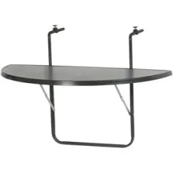 Höffner Balkon-Hängetisch   ¦ grau ¦ Maße (cm): B: 50