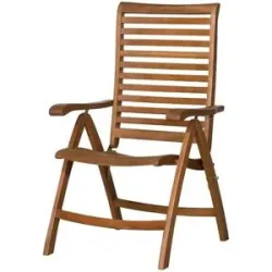 Yorkshire Klappsessel Eukalyptusholz Holstein Premium ¦ holzfarben ¦ Maße (cm):
