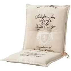 GO-DE Gartenmöbel-Auflage  High Tea Sand ¦ beige ¦ Maße (cm): B: 50 H: 7