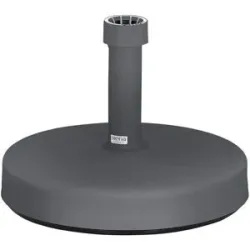 Höffner Schirmständer  Fill Foot ¦ grau ¦ Maße (cm): H: 11  Ø: 46