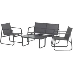 Höffner Lounge-Set  Tampa ¦ grau