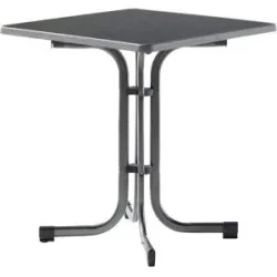 Sieger Boulevard-Klapptisch  Mecalit ¦ grau ¦ Maße (cm): B: 70 H: 72