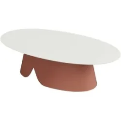 a casa mia Tisch oval Umea ¦ orange ¦ Maße (cm): B: 68 H: 35