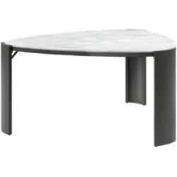 a casa mia Tisch  Chania ¦ grau ¦ Maße (cm): B: 149,5 H: 75,5