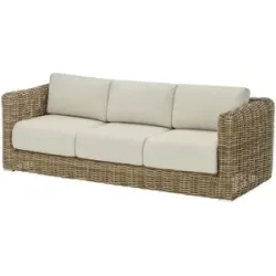 Höffner 3-Sitzer Sofa  Curacao ¦ braun ¦ Maße (cm): B: 223 H: 70 T: 89.0