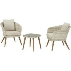 Höffner Lounge-Set  Groningen ¦ creme