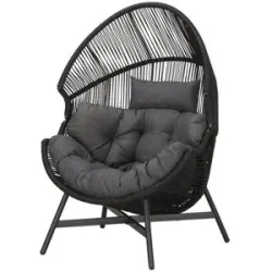 Höffner Lounge-Sessel  Benny ¦ schwarz ¦ Maße (cm): B: 98 H: 142 T: 100.0