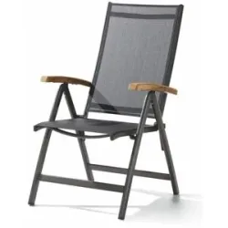 Sieger Klappsessel   ¦ grau ¦ Maße (cm): B: 62 H: 109
