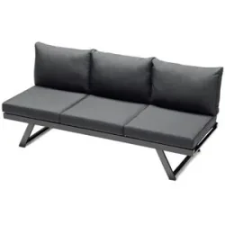 Sieger Loungeliege   ¦ grau ¦ Maße (cm): B: 80 H: 89