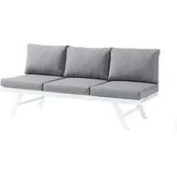Sieger Loungeliege   ¦ weiß ¦ Maße (cm): B: 80 H: 89