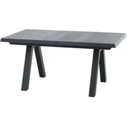 Siena Garden Ausziehtisch  Tirana ¦ schwarz ¦ Maße (cm): B: 90 H: 77