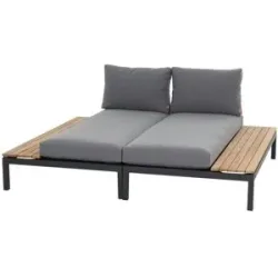 Siena Garden Gartenmöbel 2er-Set  Alvida ¦ grau ¦ Maße (cm): B: 172 H: 70