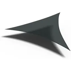Siena Garden Sonnensegel 3-Eck  Coolfit ¦ schwarz ¦ Maße (cm): B: 500 H: 500