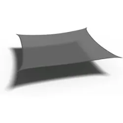 Siena Garden Sonnensegel Quadrat  Coolfit ¦ grau ¦ Maße (cm): B: 500 H: 500