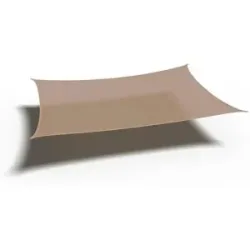 Siena Garden Sonnensegel Rechteck  Coolfit ¦ creme ¦ Maße (cm): B: 300 H: 300