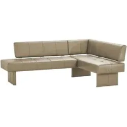 Höffner Eckbank Leder Spider 2 ¦ braun ¦ Maße (cm): B: 227 H: 88 T: 165.0