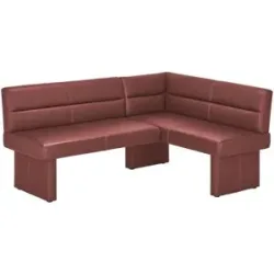 Höffner Eckbank Leder Canto II ¦ rot ¦ Maße (cm): B: 180 H: 85 T: 134.0