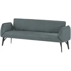 Höffner Funktionsbank Leder Drive ¦ blau ¦ Maße (cm): B: 238 H: 91 T: 66.0