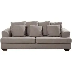 Soho Großes Loungesofa braun - Webstoff Franka ¦ beige ¦ Maße (cm): B: 231 H: 87