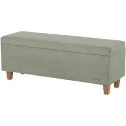 Jette Home Bettbank mit Stauraum Jette Flex ¦ grün ¦ Maße (cm): B: 122 H: 47 T: