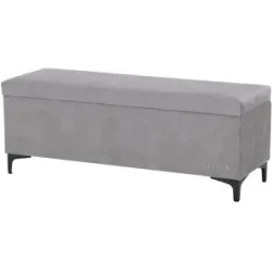 Jette Home Bettbank mit Stauraum Jette Patch ¦ grau ¦ Maße (cm): B: 122 H: 47 T: