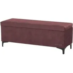 Jette Home Bettbank mit Stauraum Jette Patch ¦ rot ¦ Maße (cm): B: 122 H: 47 T:
