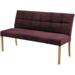 Woodford Esszimmerbank mit Steppung Dakota ¦ rot ¦ Maße (cm): B: 150 H: 89 T: