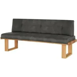 Woodford Polsterbank  Alina ¦ grau ¦ Maße (cm): B: 208 H: 88 T: 64.0