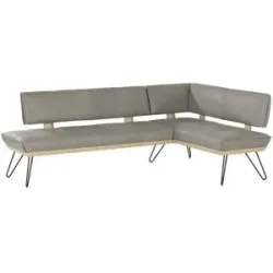 Koinor Eckbank Leder Dining System 4 ¦ grau ¦ Maße (cm): B: 217 H: 88 T: 152.0