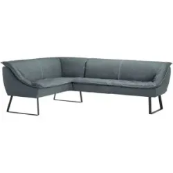 Koinor Eckbank Leder Alino ¦ blau ¦ Maße (cm): B: 243 H: 89 T: 192.0