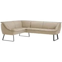 Koinor Eckbank Leder Alino ¦ beige ¦ Maße (cm): B: 243 H: 89 T: 192.0