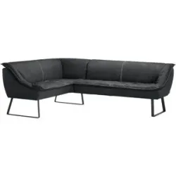 Koinor Eckbank Leder Alino ¦ grau ¦ Maße (cm): B: 263 H: 89 T: 192.0