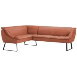 Koinor Eckbank Leder Alino ¦ rot ¦ Maße (cm): B: 283 H: 89 T: 192.0