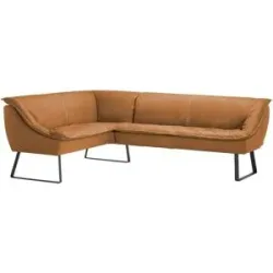 Koinor Eckbank Leder Alino ¦ orange ¦ Maße (cm): B: 283 H: 89 T: 192.0