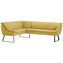 Koinor Eckbank Leder Alino ¦ gelb ¦ Maße (cm): B: 283 H: 89 T: 192.0