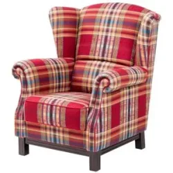 Höffner Ohrensessel im Country-Stil  Newport ¦ mehrfarbig ¦ Maße (cm): B: 90 H: 106 T: