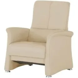 Himolla Ledersessel  6001 ¦ beige ¦ Maße (cm): B: 81 T: 86.0