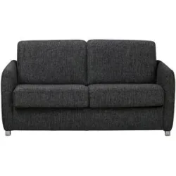 Betty Schlafsofa Webstoff Betty ¦ grau ¦ Maße (cm): B: 162 H: 86 T: 97.0