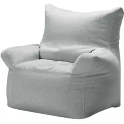 Höffner Sitzsack Sessel  Fiete ¦ grau ¦ Maße (cm): B: 97 H: 85 T: 92.0
