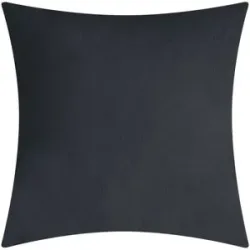 Höffner Dekokissen  Skagen ¦ schwarz ¦ Maße (cm): B: 55 H: 55