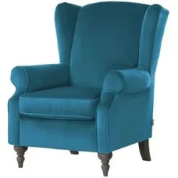 Höffner Ohrensessel  Cozy ¦ türkis/petrol ¦ Maße (cm): B: 83 H: 102 T: 87.0