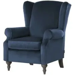 Höffner Ohrensessel  Cozy ¦ blau ¦ Maße (cm): B: 83 H: 102 T: 87.0