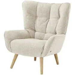 Soho Polstersessel  Jolyn ¦ beige ¦ Maße (cm): B: 87 H: 100 T: 86.0